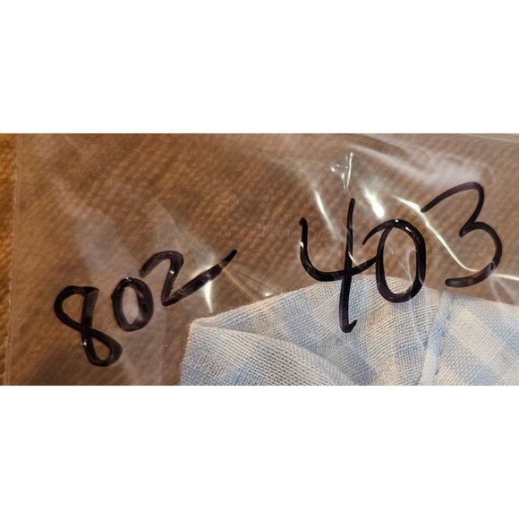 Veronica Beard Blue Gingham Ruffle Plaid Mini Dress L Cottagecore Soft Girl - Picture 13 of 13